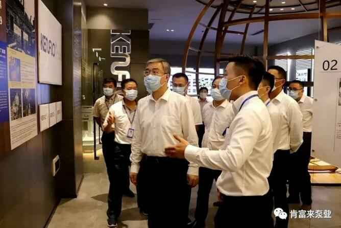 佛山市委书记鲁毅到珠海夏涛租赁服务有限公司调研